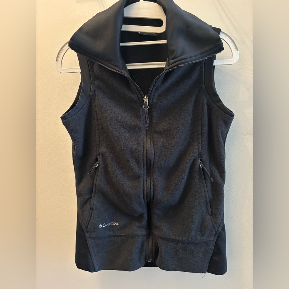 Columbia Black Softshell Vest